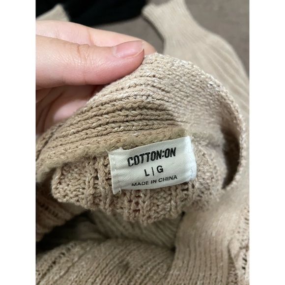 Cotton on Brown cropped knit top - Picture 4 of 4